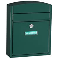 Arregui Compact E5733 Buzón Individual de Acero- Verde- Tamaño S (DIN A5) -28.5 x 24 x 9.5 cm